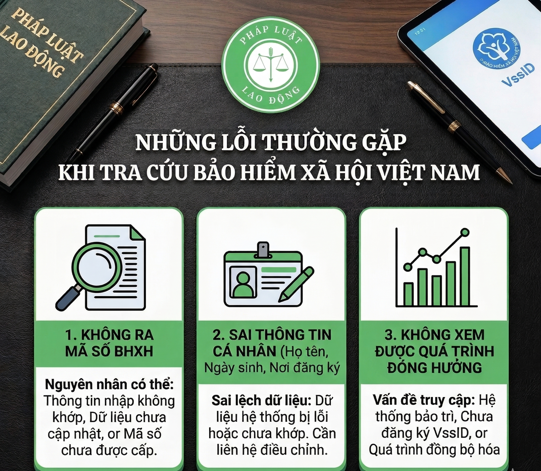Cách tra cứu bảo hiểm xã hội Việt Nam nhanh và chính xác cho người lao động 3 Lỗi thường gặp khi tra cứu bảo hiểm xã hội Việt Nam