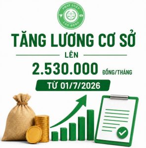 Tăng lương cơ sở lên 2,53 triệu đồng/tháng từ 01/07/2026